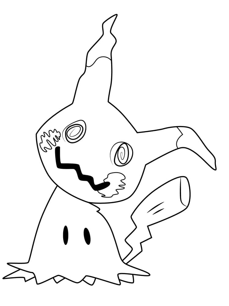 Mimikyu Pokemon Coloring Page Download Print Or Color Online For Free