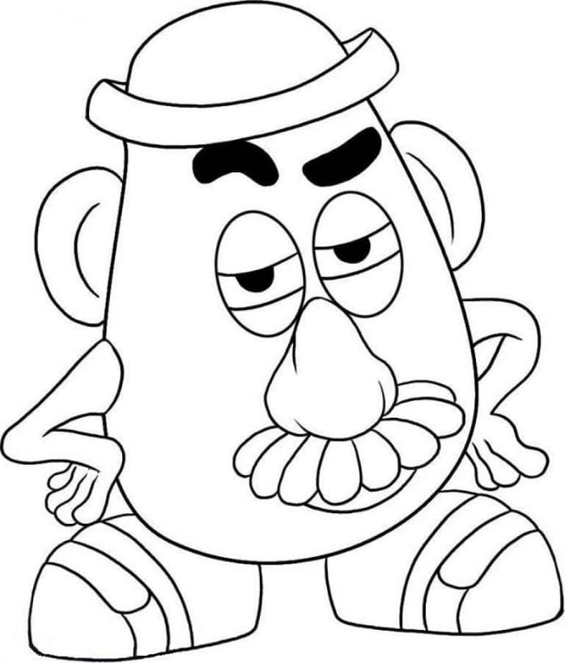 Mr. Potato Head Toy Story coloring page - Download, Print or Color Online  for Free