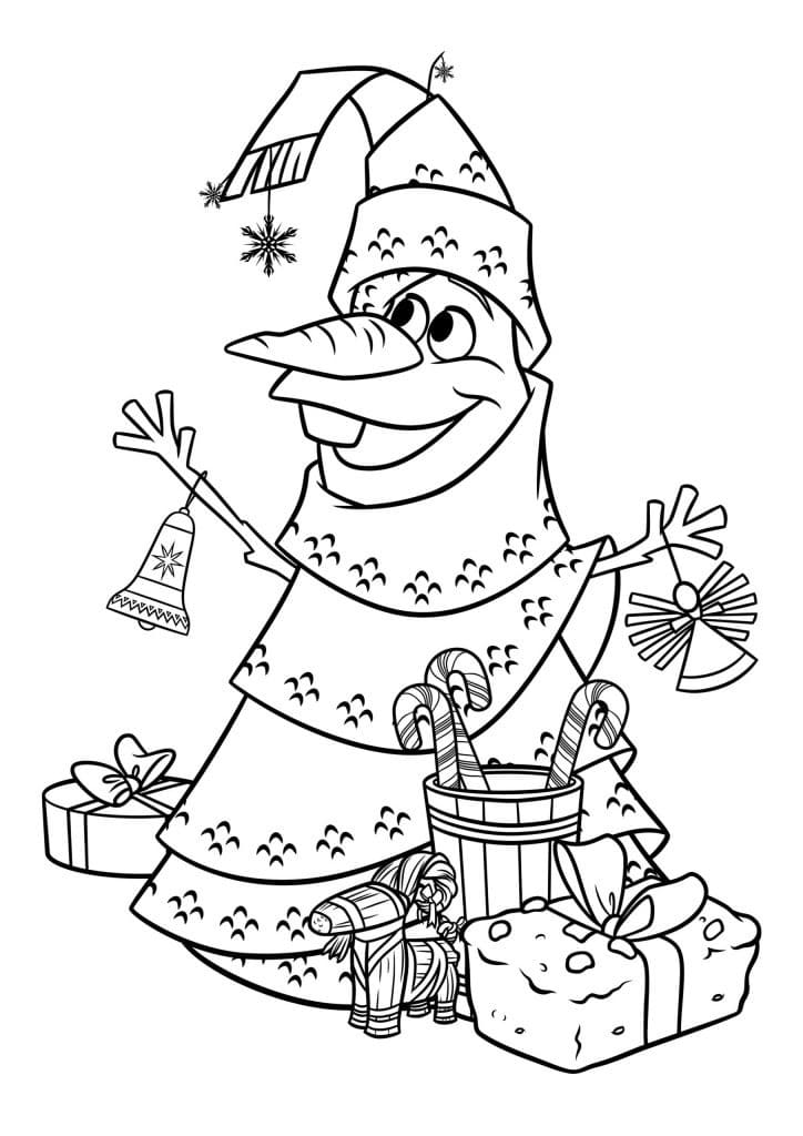 Olaf The Christmas Tree