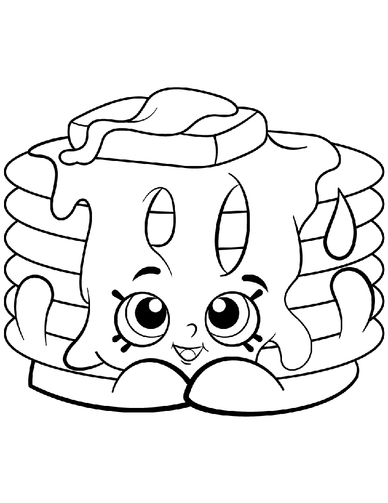 Pamela Pancake Shopkins Season 2 coloring page