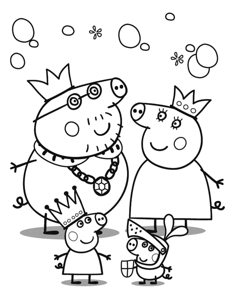 Peppa Pig Royal Family