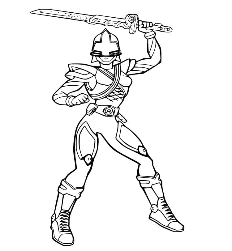 Power Rangers Samurai Free For Kids coloring page