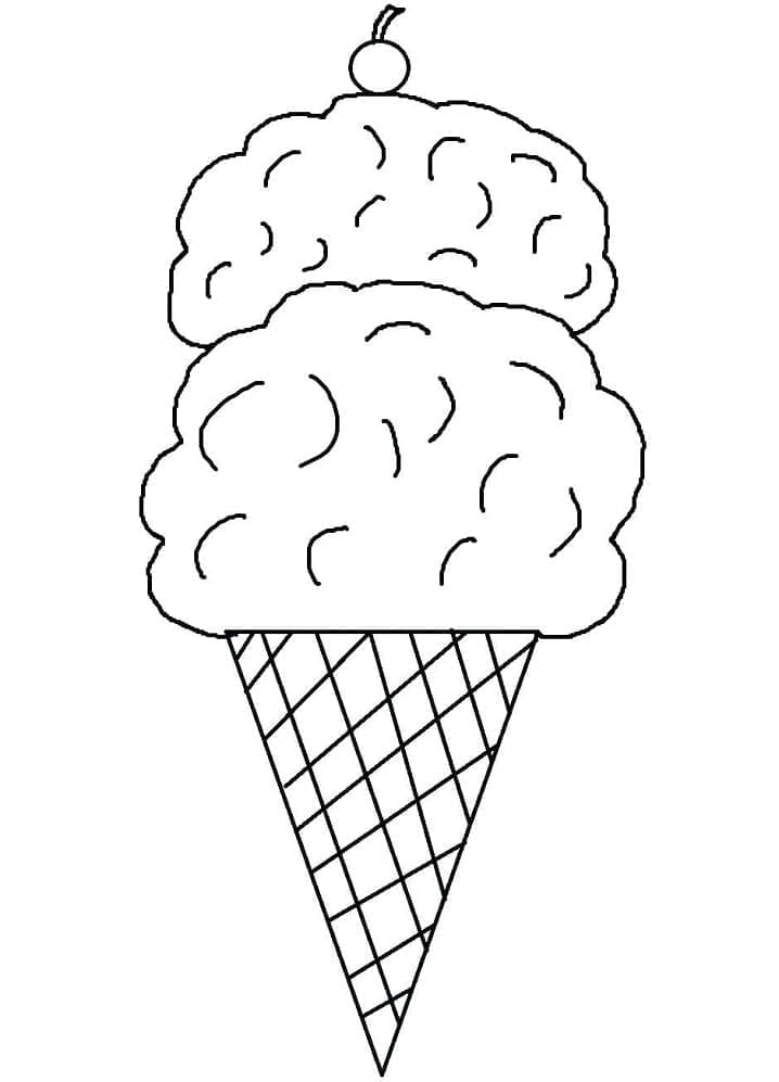 Printable Ice Cream Cone