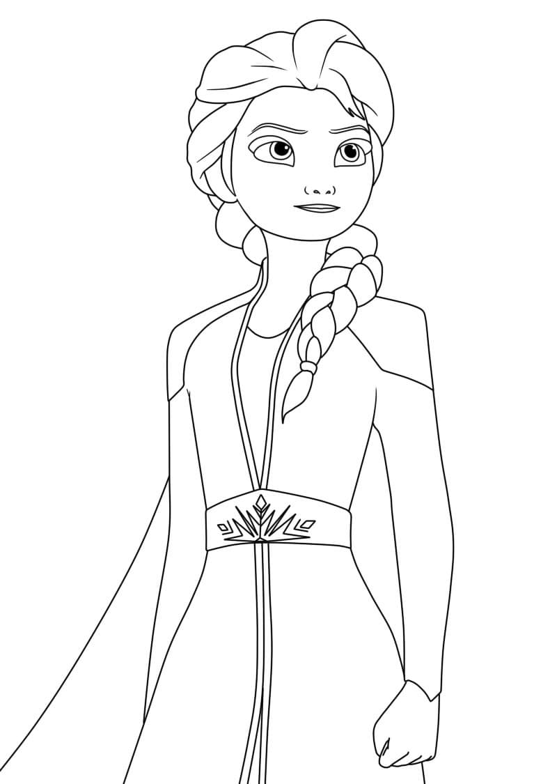 Printable Queen Elsa