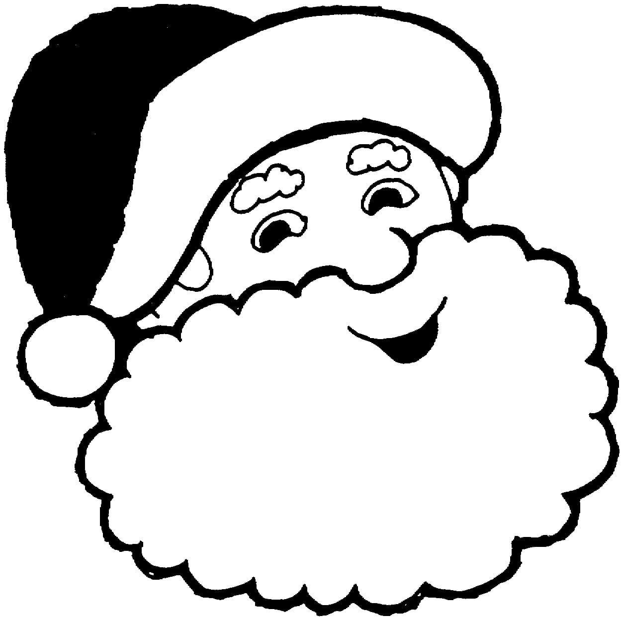 Printable Santa Claus coloring page