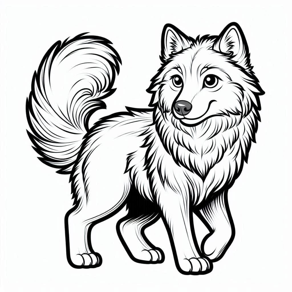 Printable Wolf