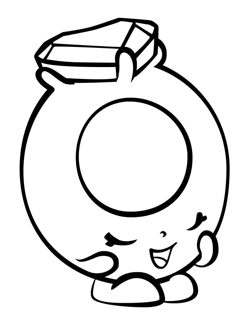 Ring a Rosie Shopkins Season 3 coloring page