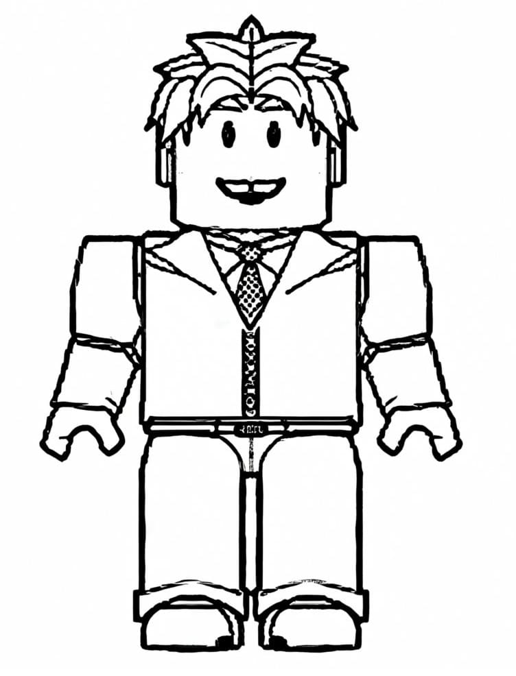 Roblox Toy coloring page - Download, Print or Color Online for Free
