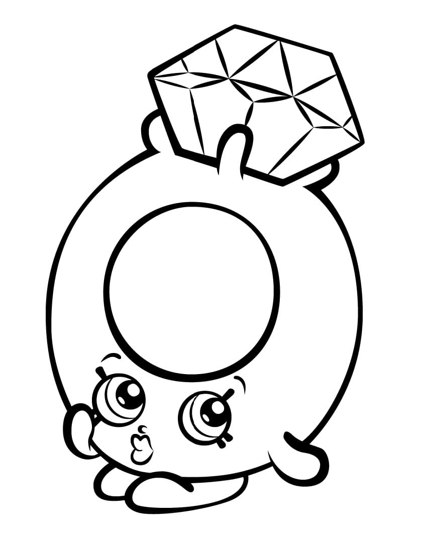 Roxy Ring Shopkins Season 3 coloring page