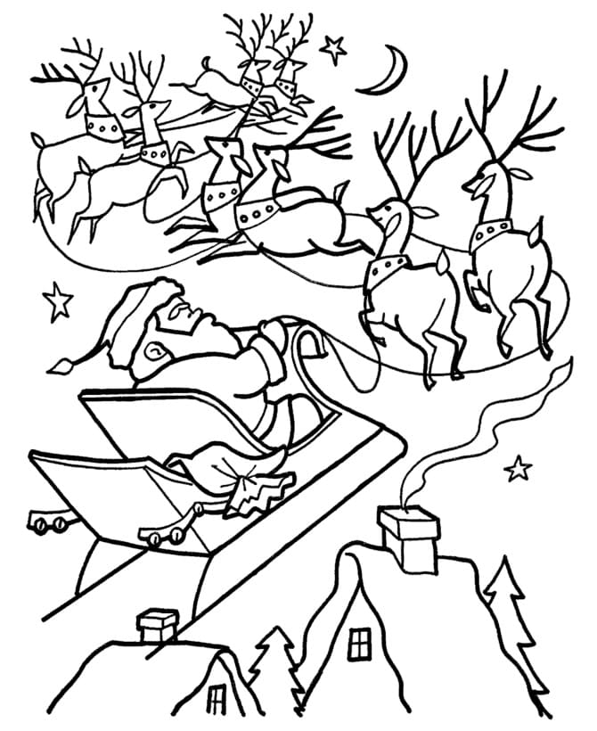 Santa Claus 2 coloring page