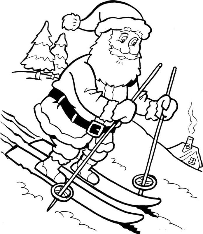 Santa Claus 3 coloring page