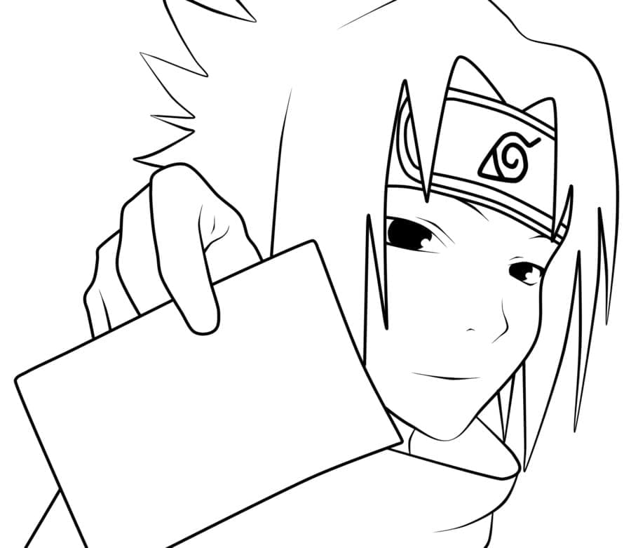 Sasuke Image coloring page - Download, Print or Color Online for Free