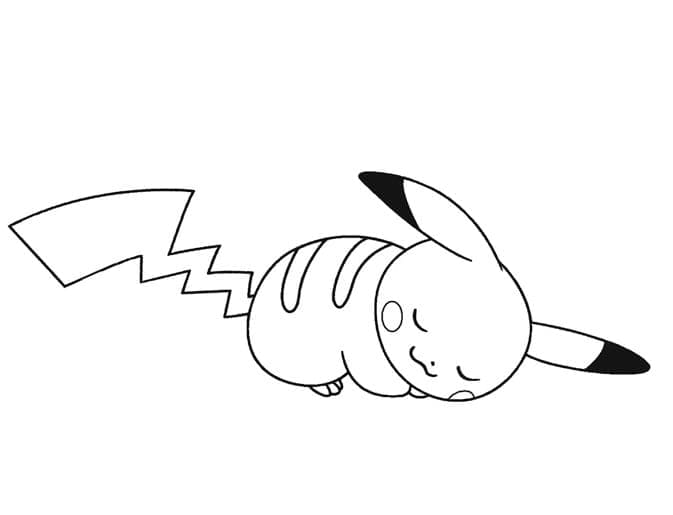 Sleeping Pikachu