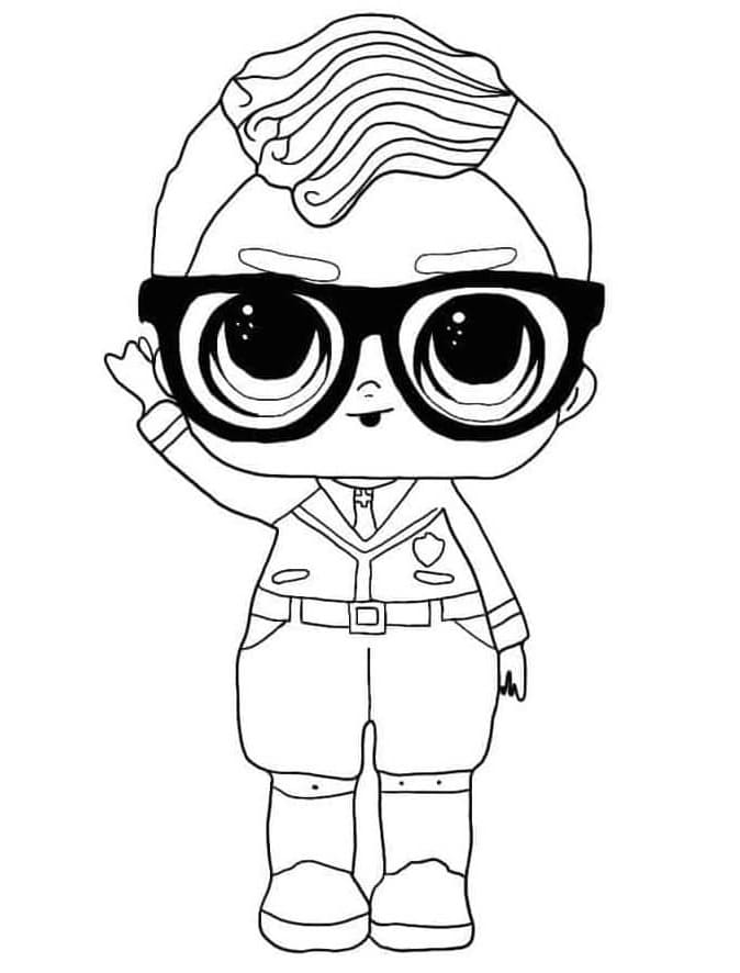 Smarty Pants LOL Boys coloring page
