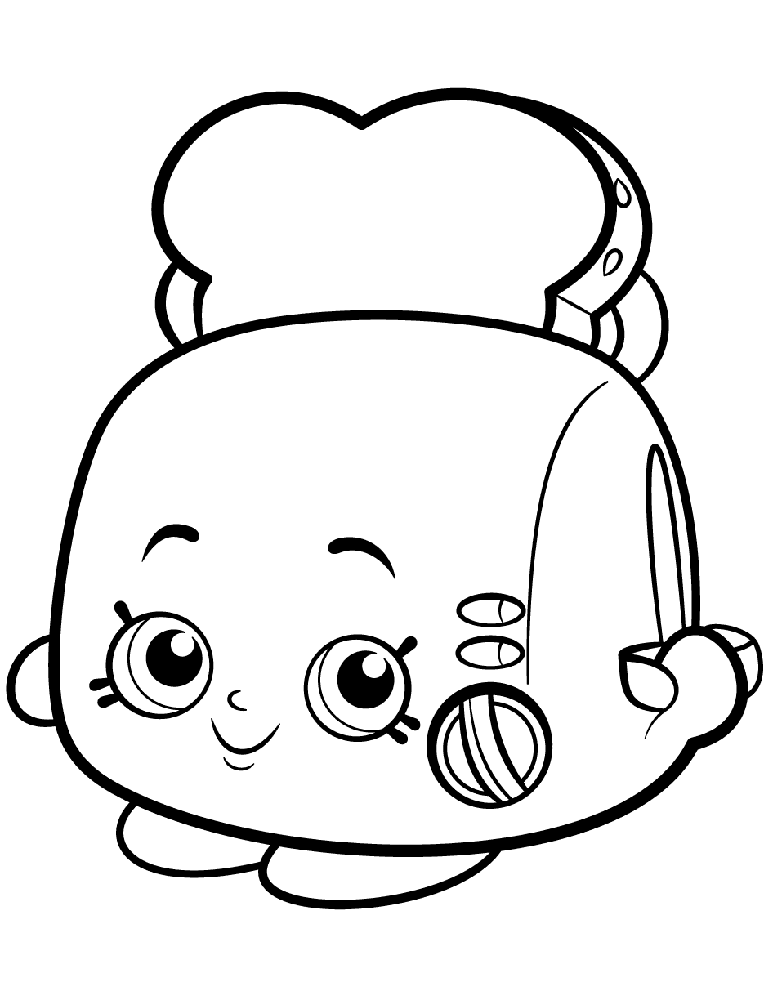 Toasty Pop Shopkins Season 2 coloring page