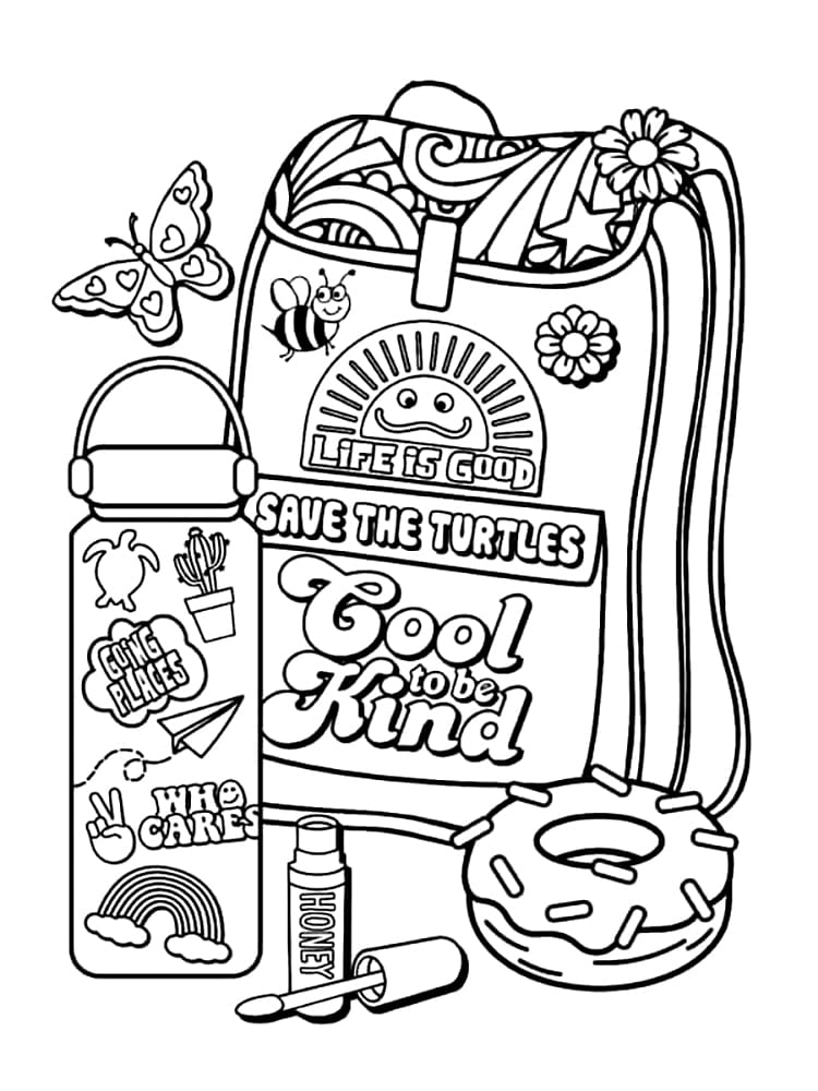 Aesthetics coloring pages