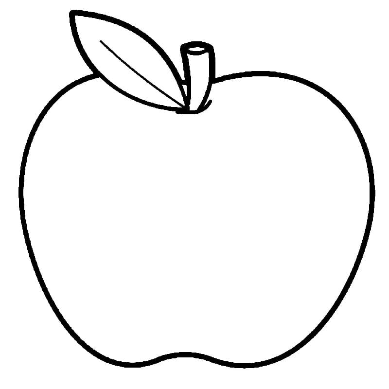 Apple Fruit Printable coloring page - Download, Print or Color Online ...