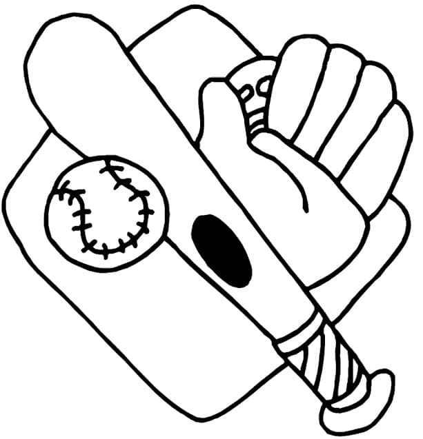 Baseball coloring pages