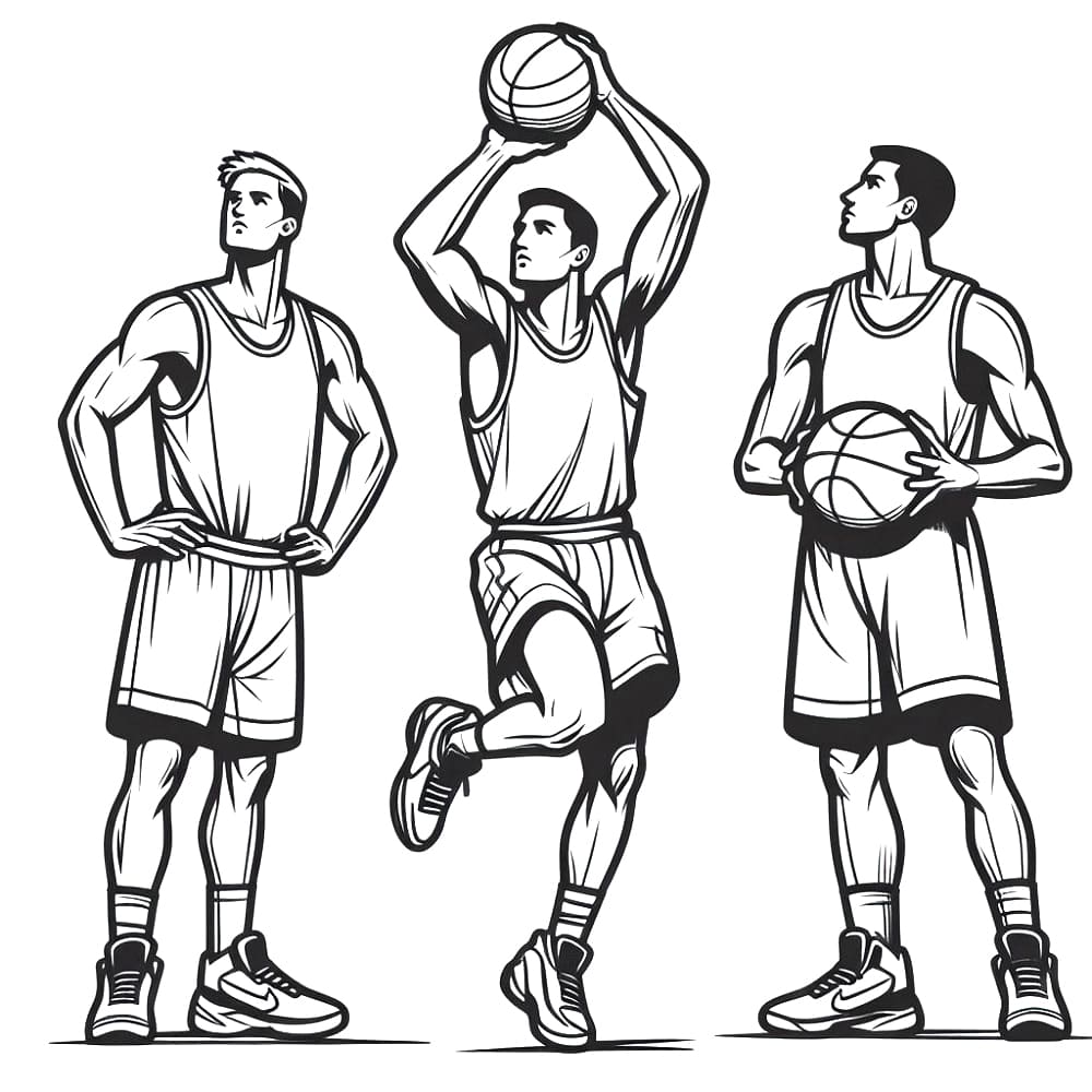 Drawing of Basketball