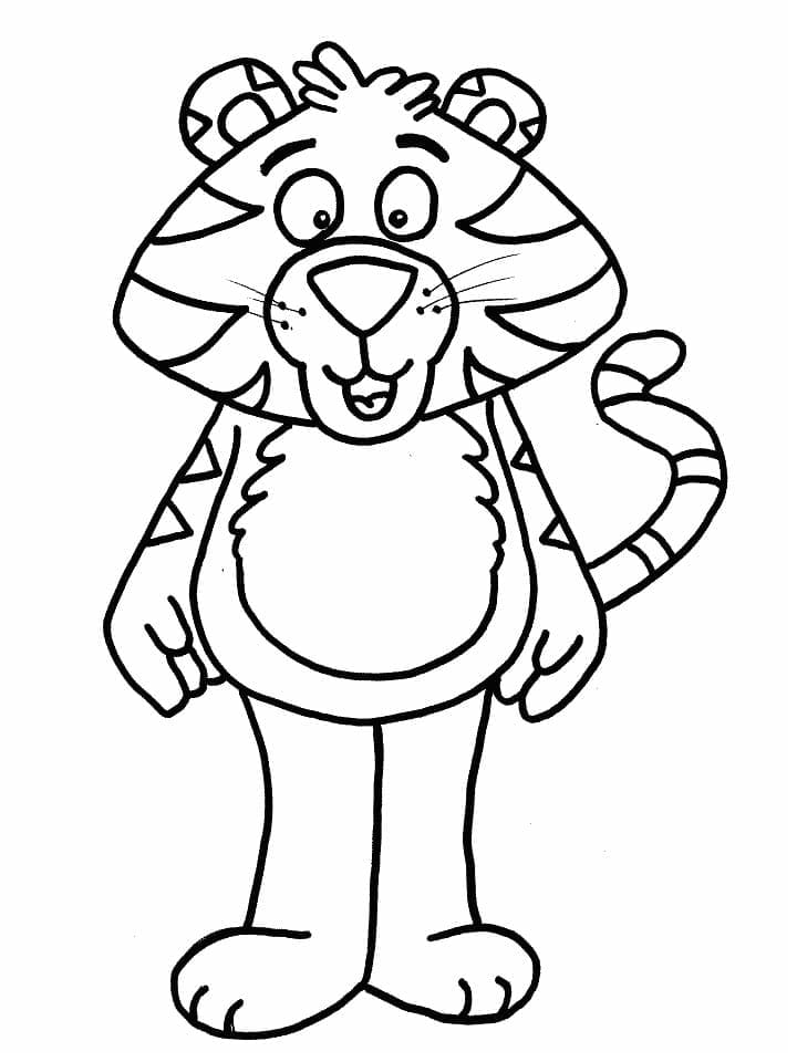 Funny Tiger Printable