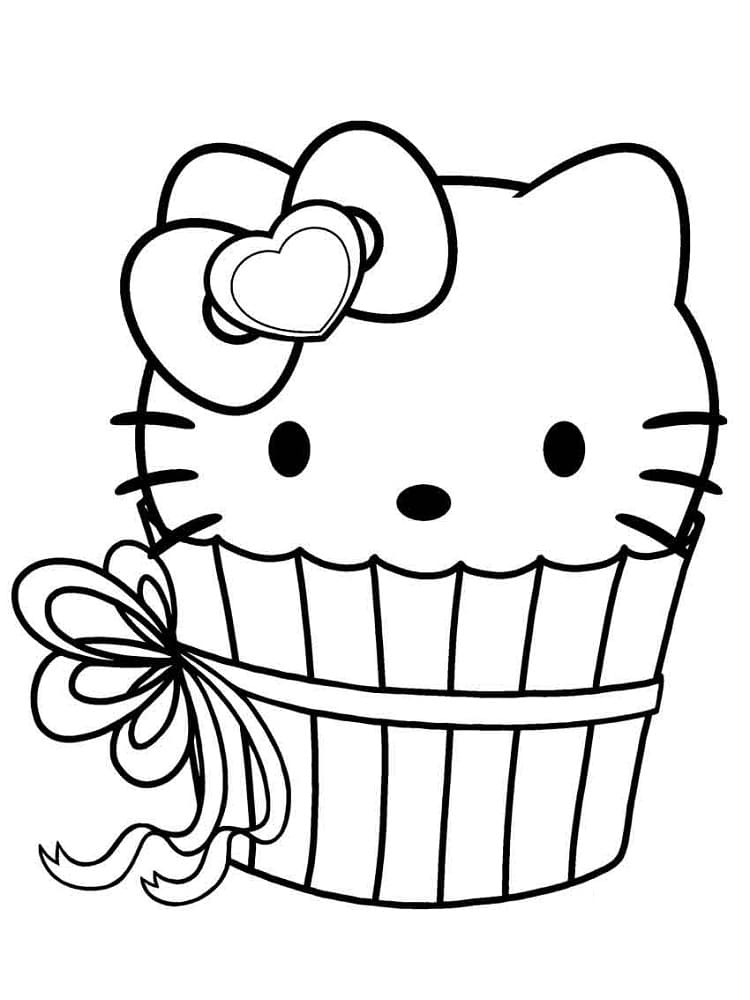 hello kitty cupcake  Hello kitty birthday, Hello kitty printables, Hello  kitty cupcakes