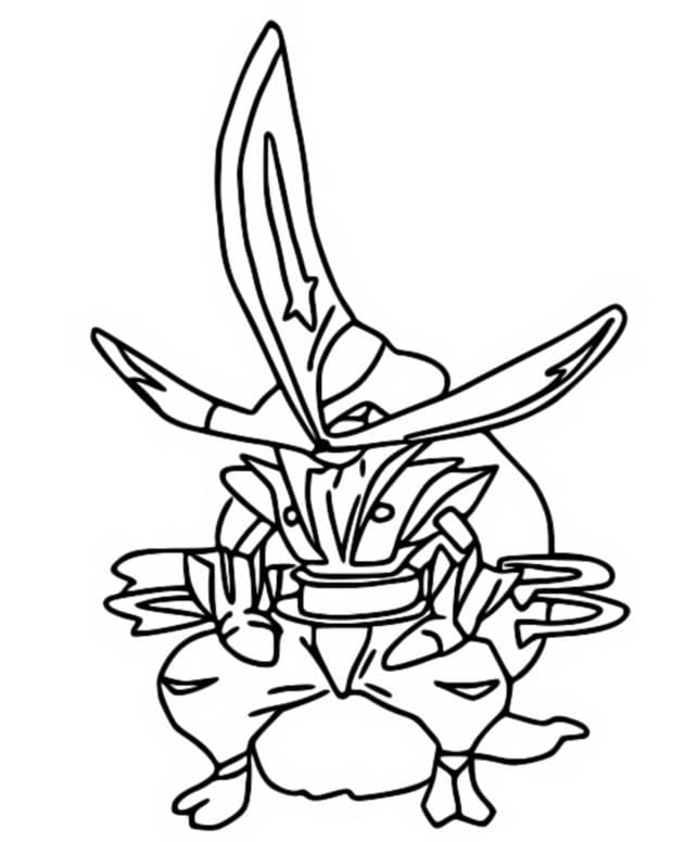Kingambit coloring pages