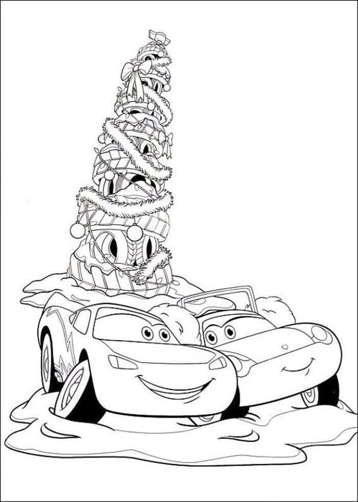 Lightning McQueen And Girlfriend Coloring Page Download Print Or Color Online For Free
