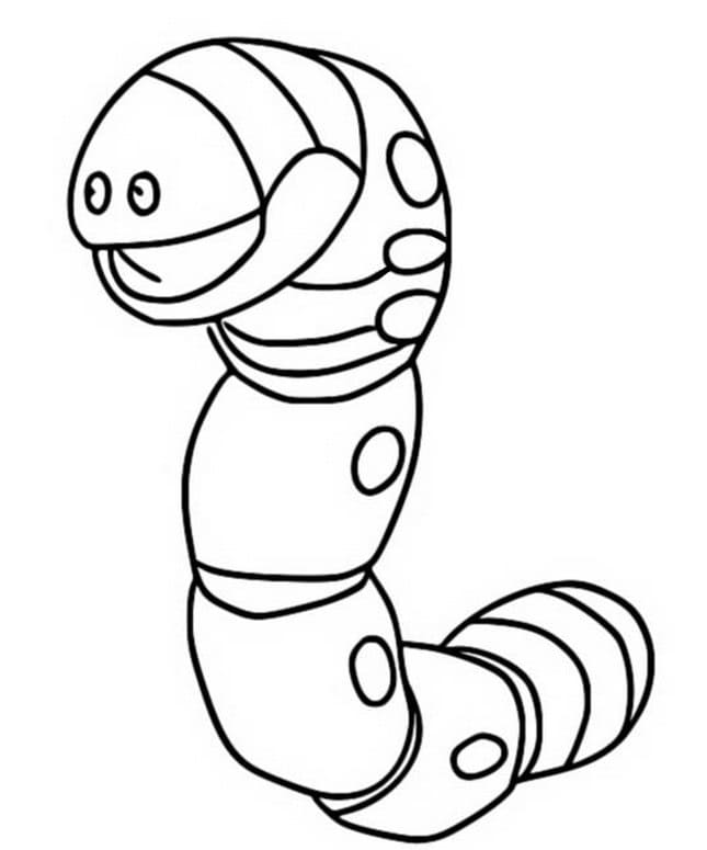 Orthworm coloring pages