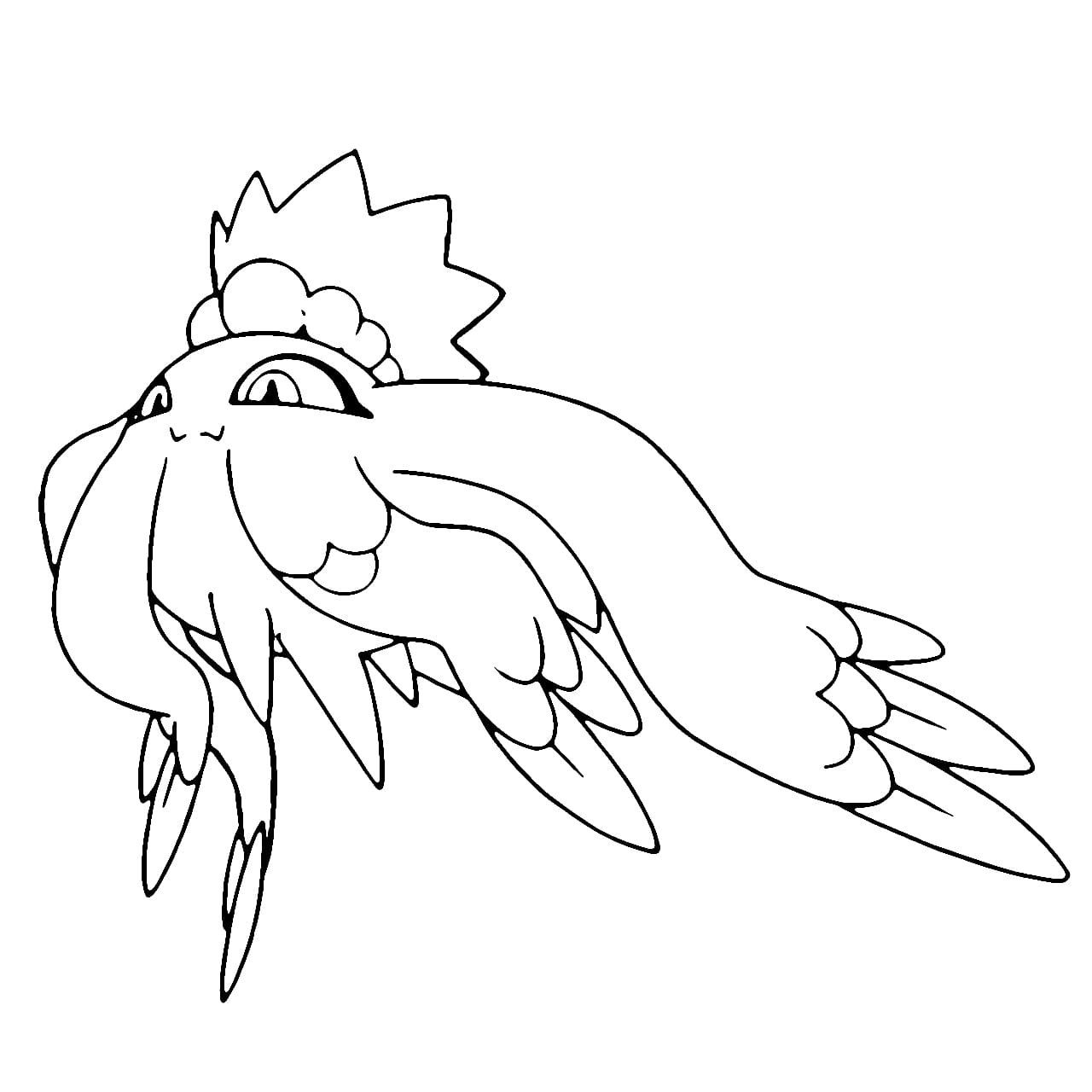 Pokemon Flutter Mane Coloring Page Download Print Or Color Online 