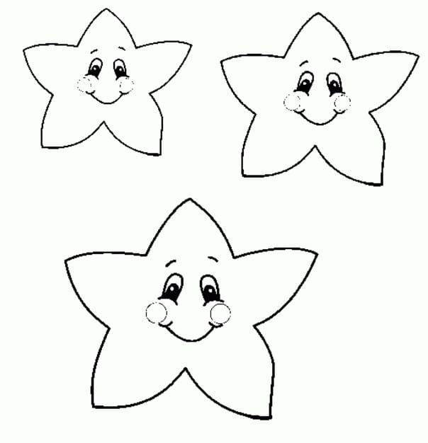 Printable Cute Stars