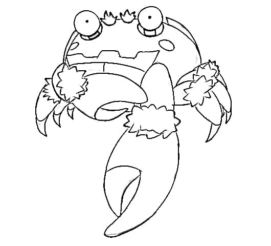 Klawf Pokemon coloring page - Download, Print or Color Online for Free