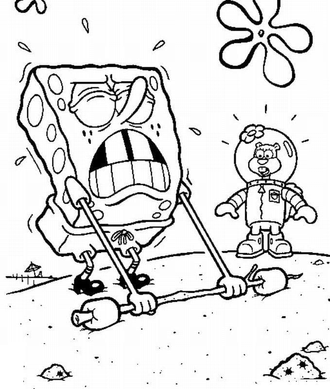 Spongebob Free For Kids coloring page