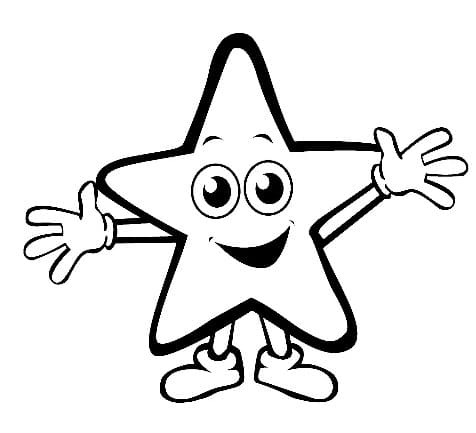 Star Free coloring page