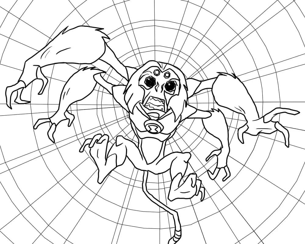 ben 10 armodrillo coloring pages