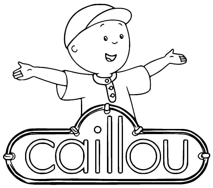 Caillou Printable coloring page