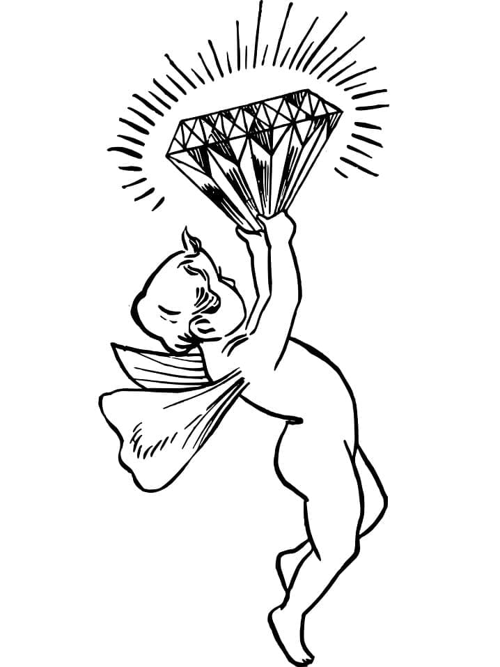 Free Cupid Coloring Page Download Print Or Color Online For Free