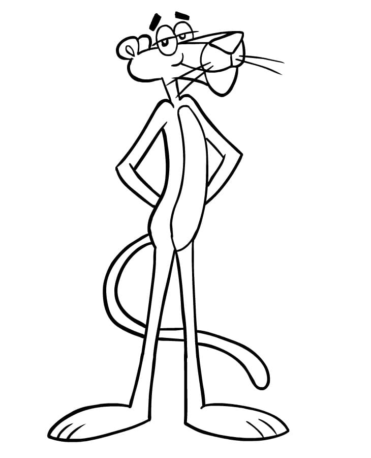 Free Pink Panther Coloring Pages for Kids