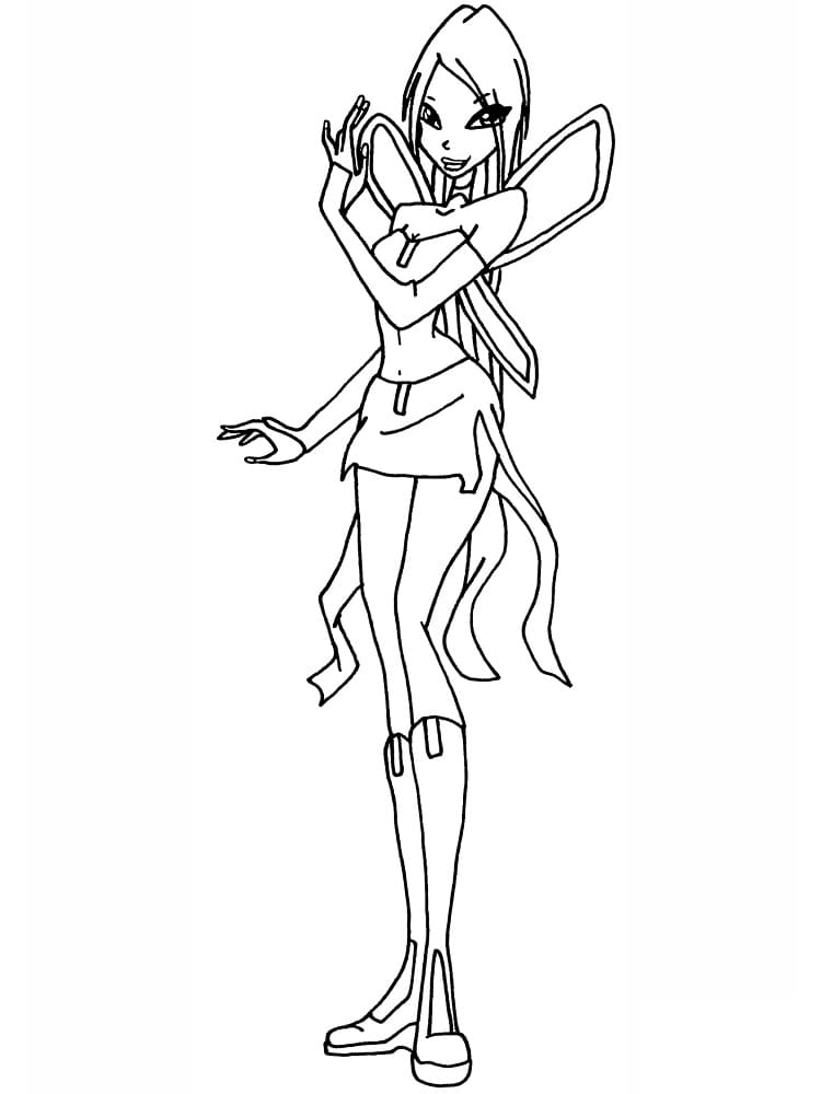 Nova from Winx Club coloring page - Download, Print or Color Online for ...