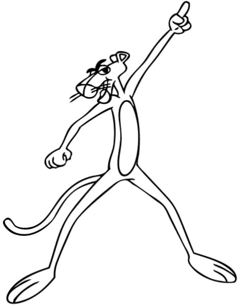 Pink Panther For Kids coloring page - Download, Print or Color