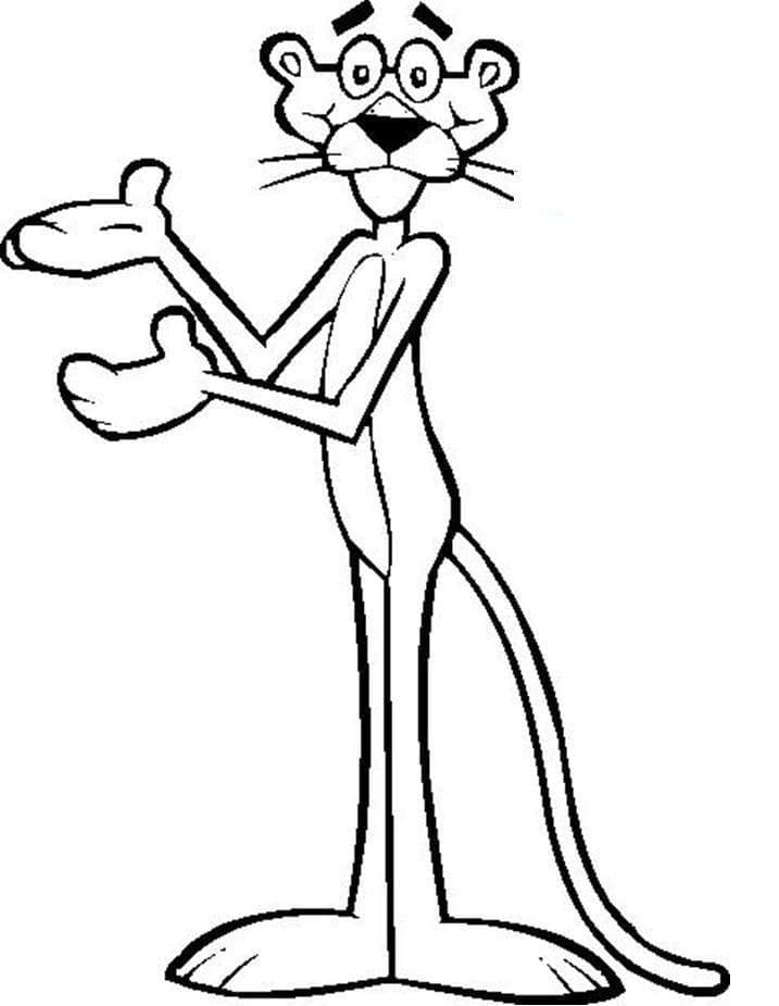 Pink Panther Free coloring page - Download, Print or Color Online for Free
