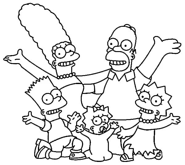 The Simpsons Printable