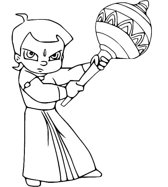 Pin on Chhota Bheem Coloring Pages