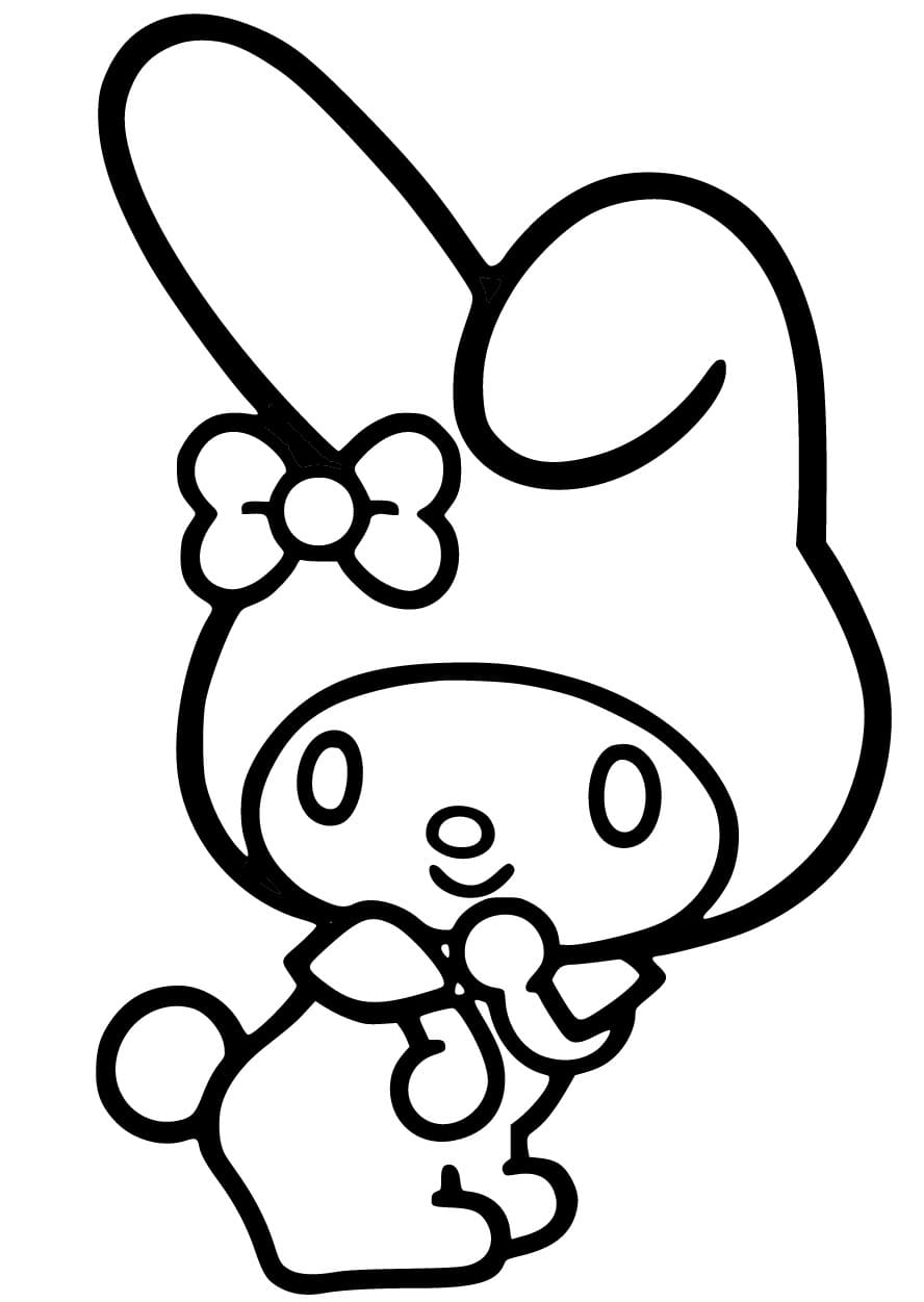Very Cute My Melody coloring page - Download, Print or Color Online for ...