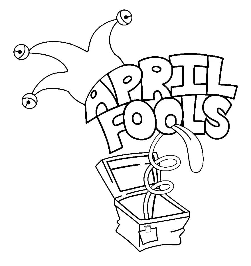 April Fools Day Coloring Pages ColoringLib