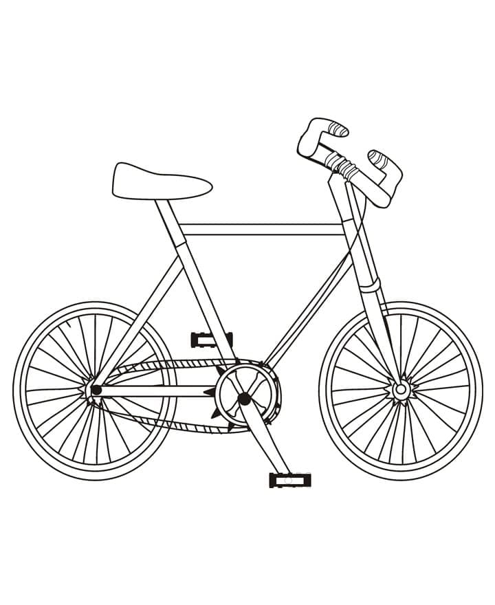 Bicycle For Kid coloring page