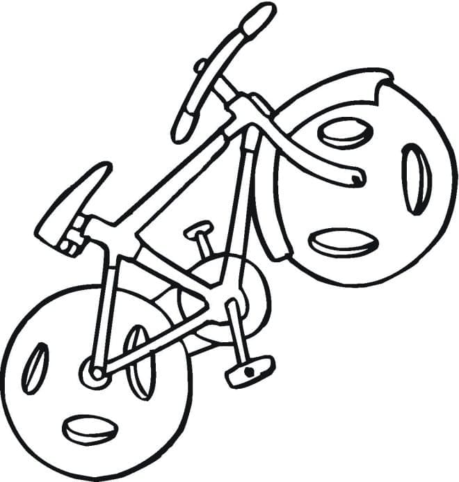 Bicycle Free For Kids coloring page