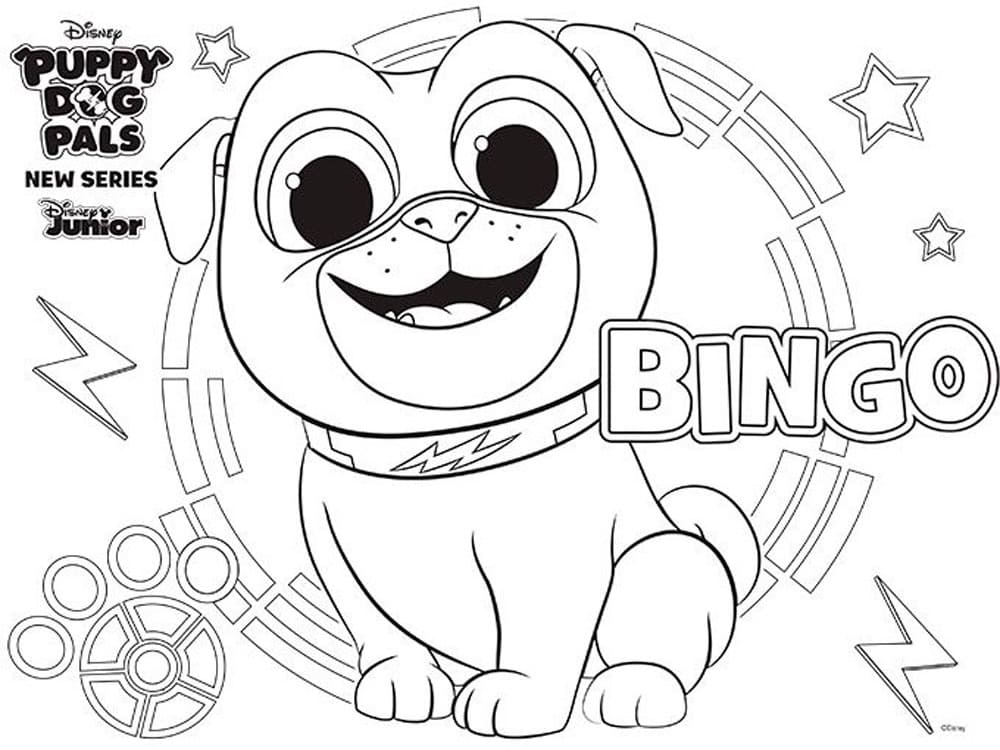 Bingo from Puppy Dog Pals