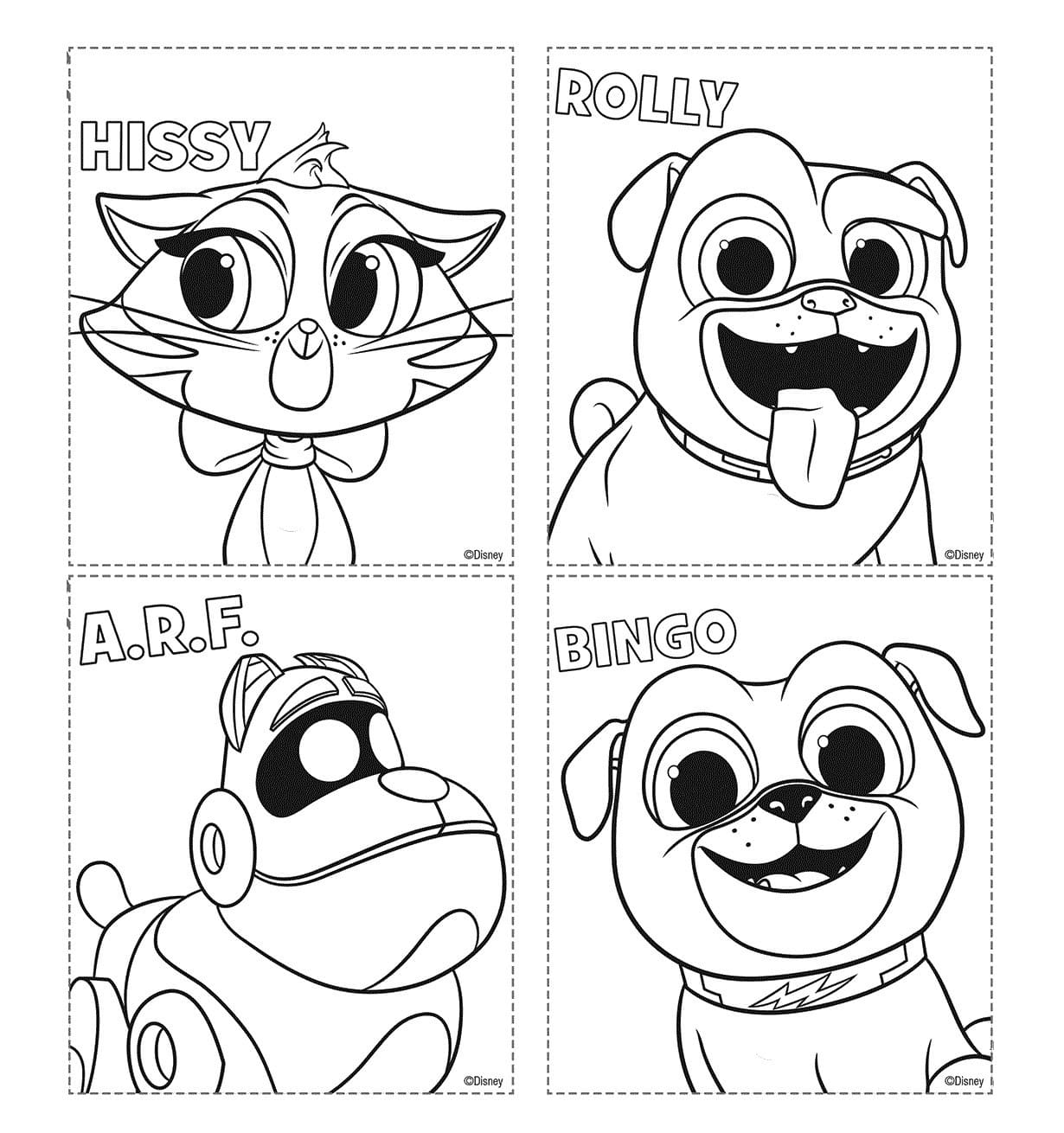 Characters in Puppy Dog Pals