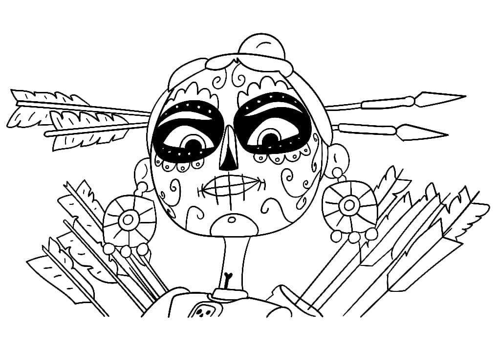 Chimi coloring page