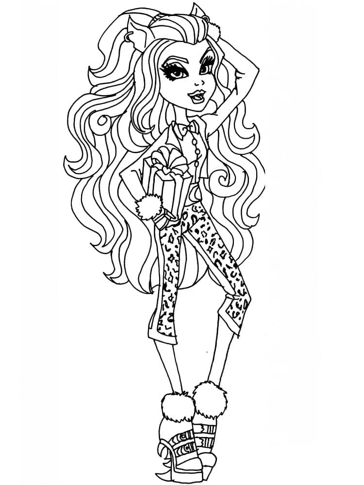Clawdeen Wolf Monster High coloring page - Download, Print or Color ...